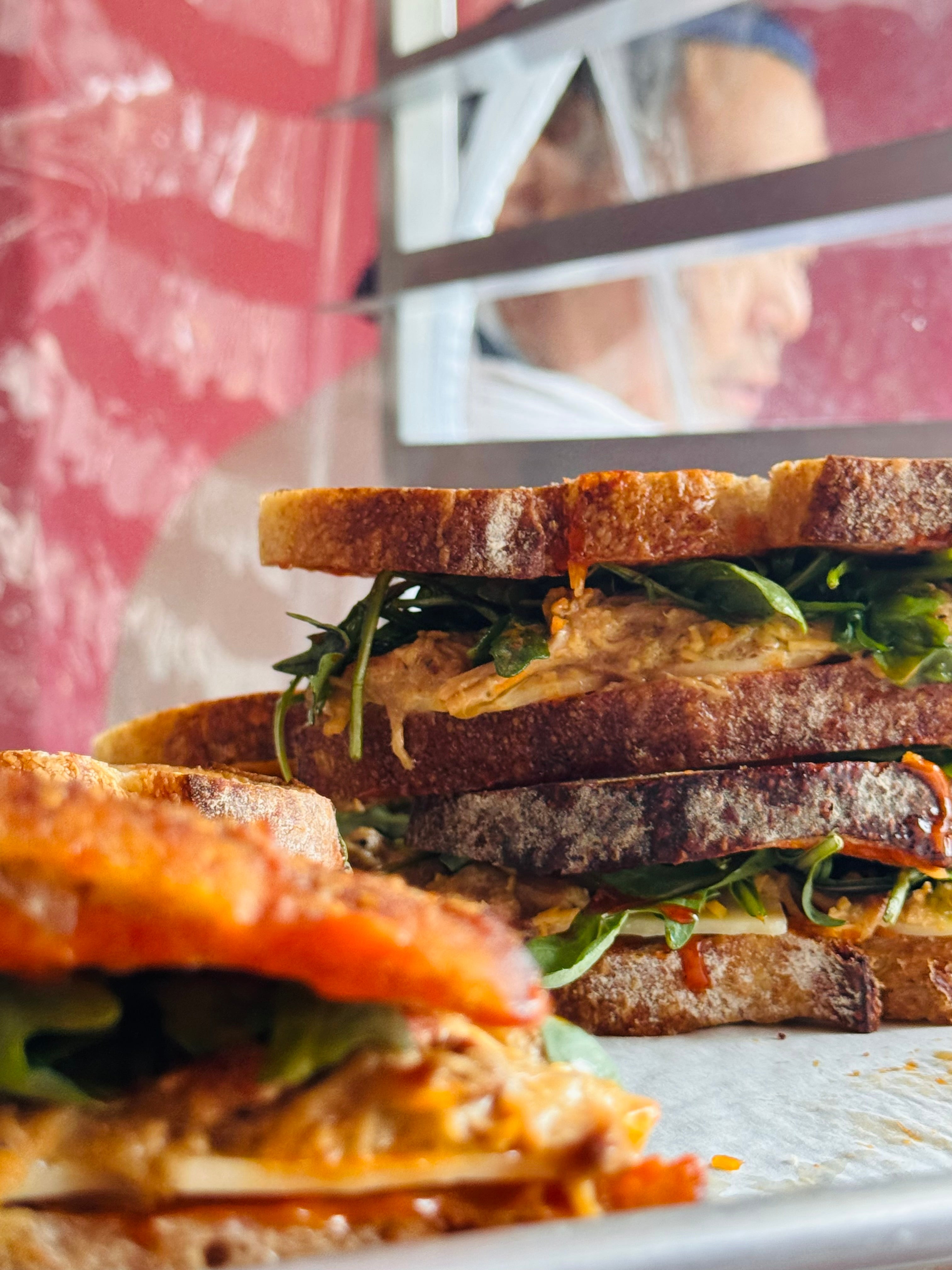 Pulled pork Gochujang on Sourdough