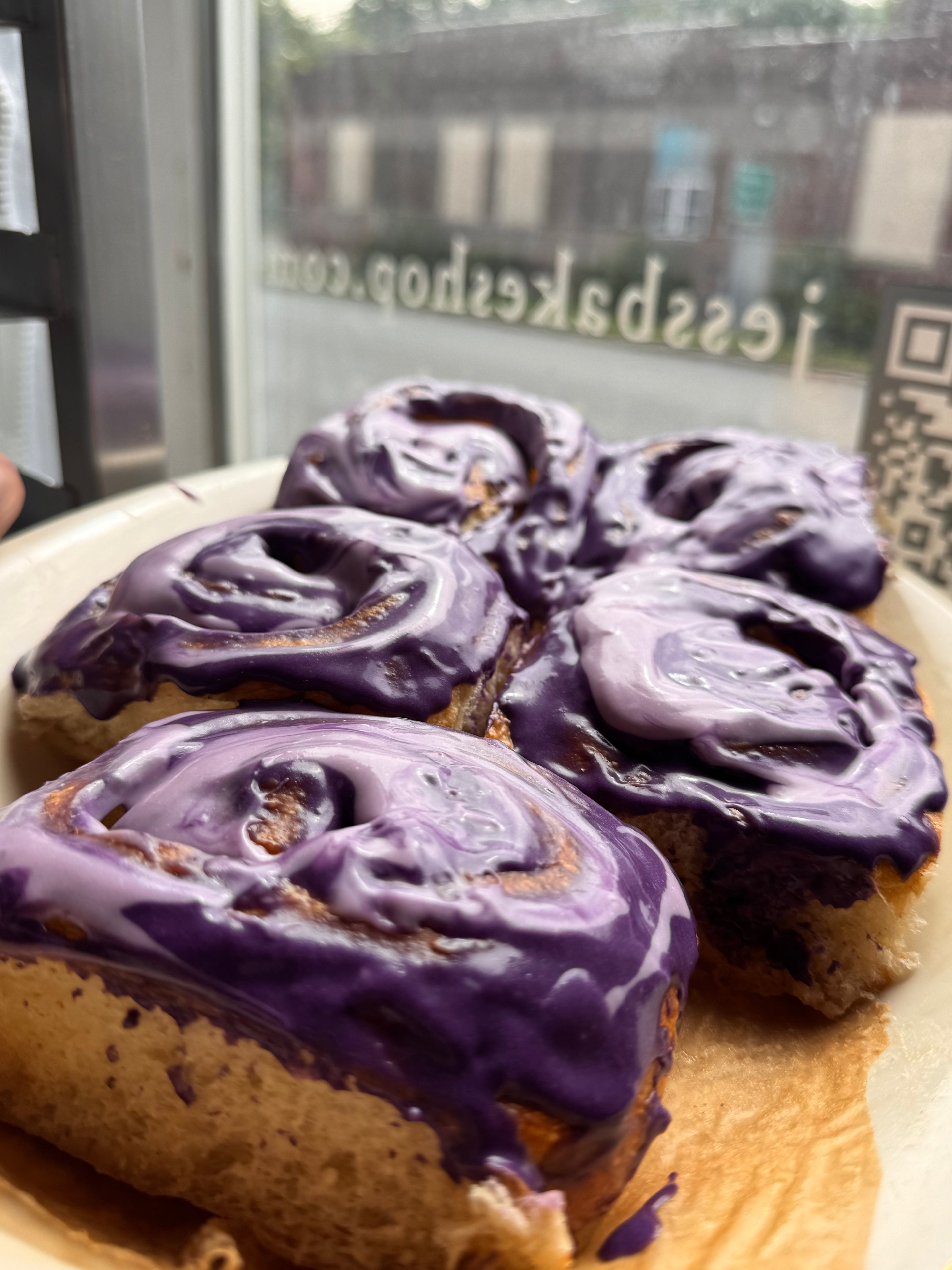 Ube Lemon Sourdough Milk Bun