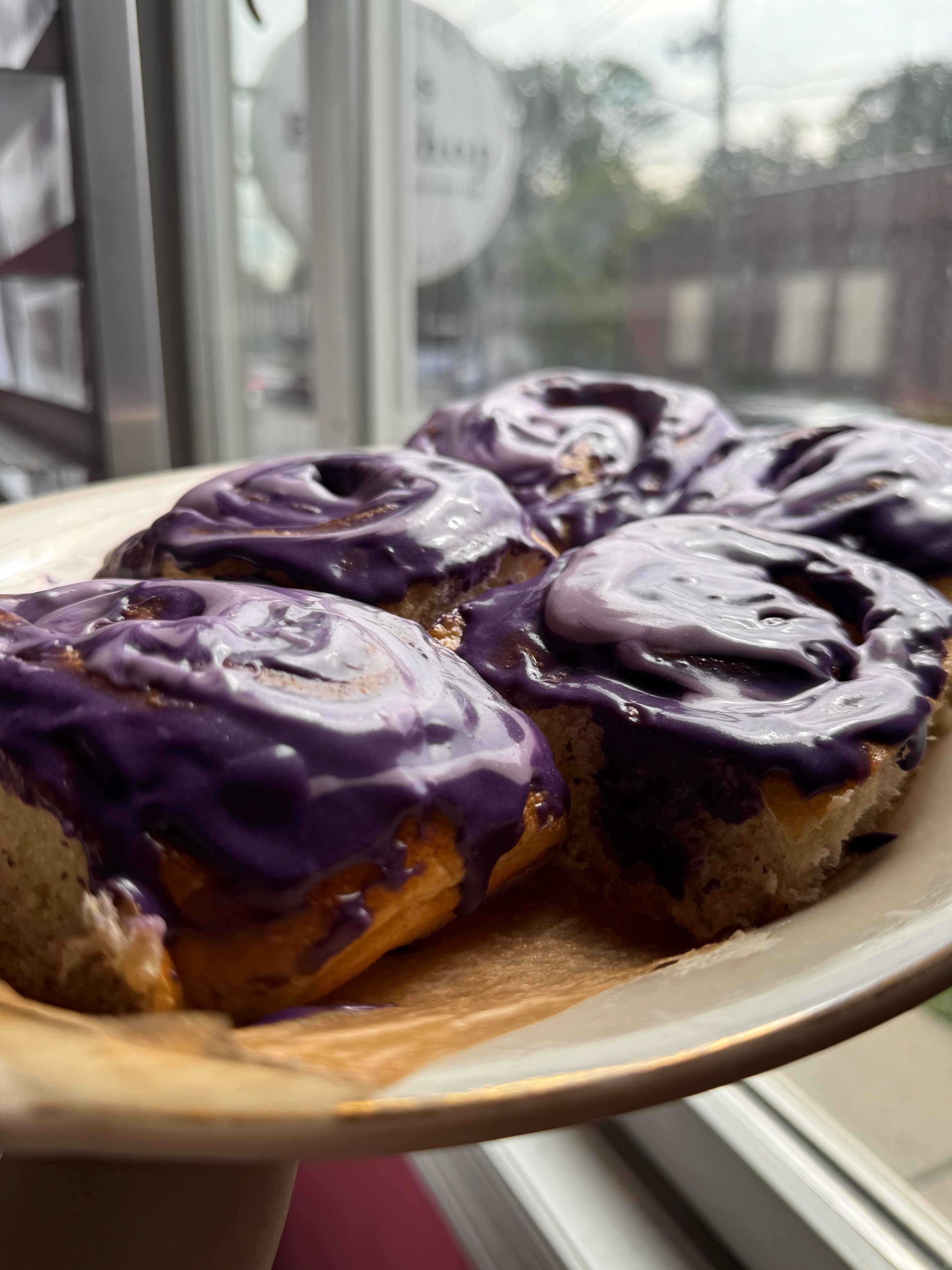 Ube Lemon Sourdough Milk Bun