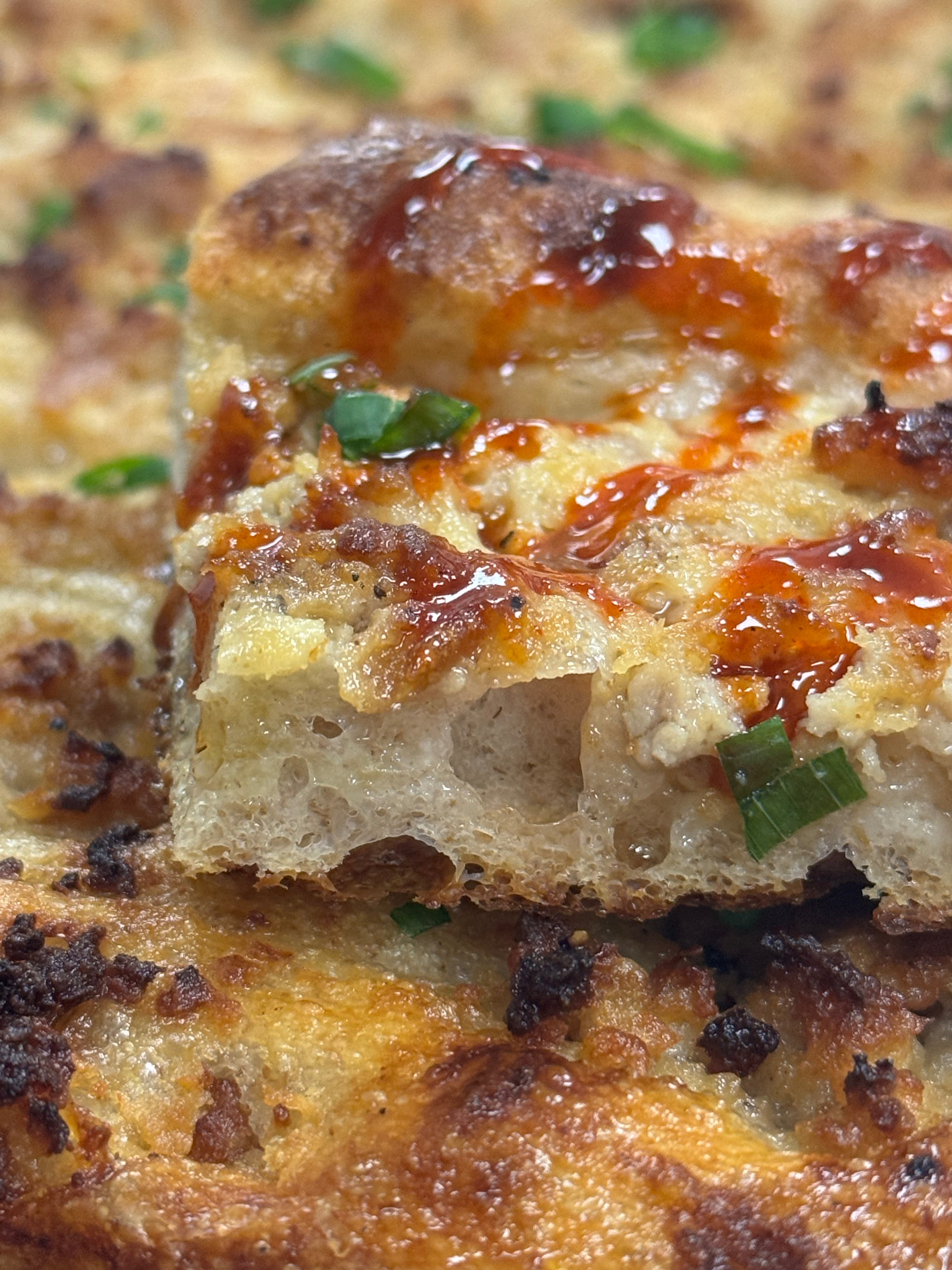 Sausage Sourdough Focaccia
