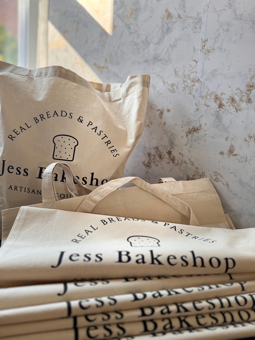 Jess Bakeshop 100% Cotton Tote Bag