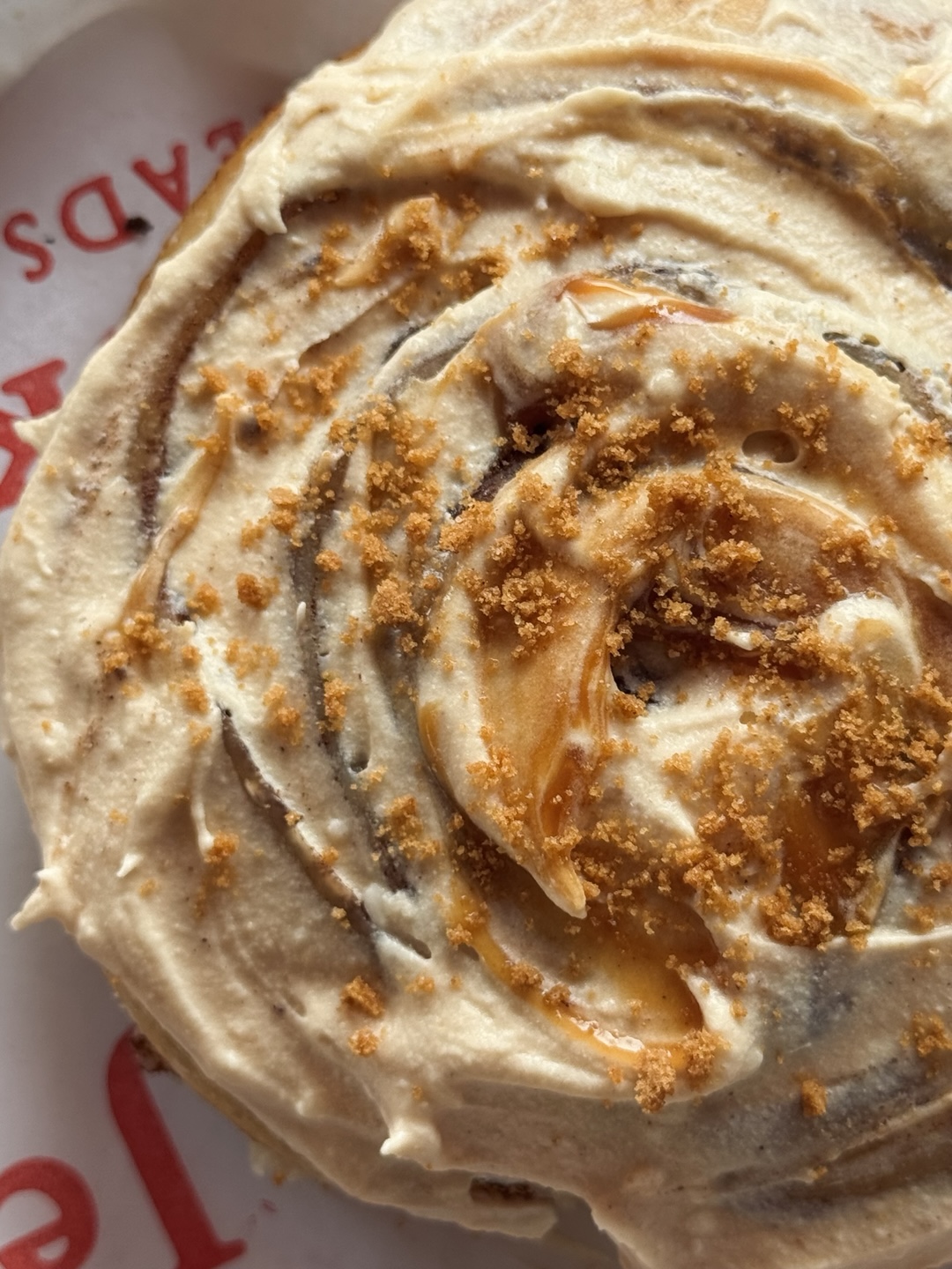 Heavenly Cinnamon Rolls - Salted Caramel Frosting (2 rolls)